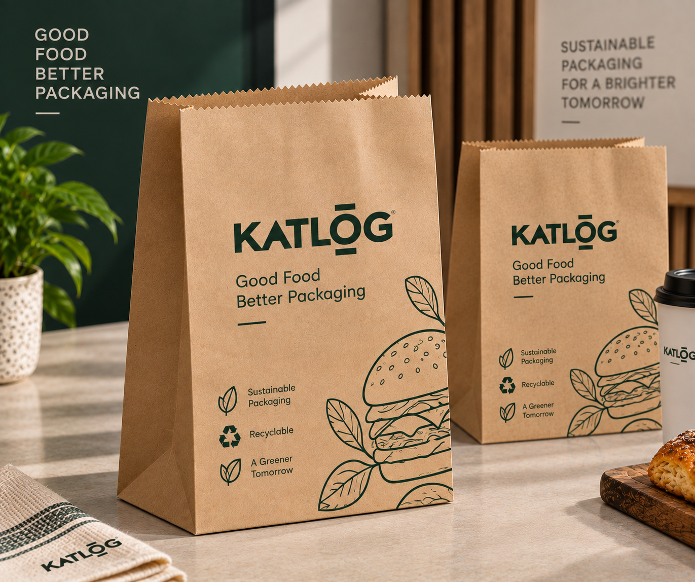 Custom Brown Paper Bags , 10*6*12.5in