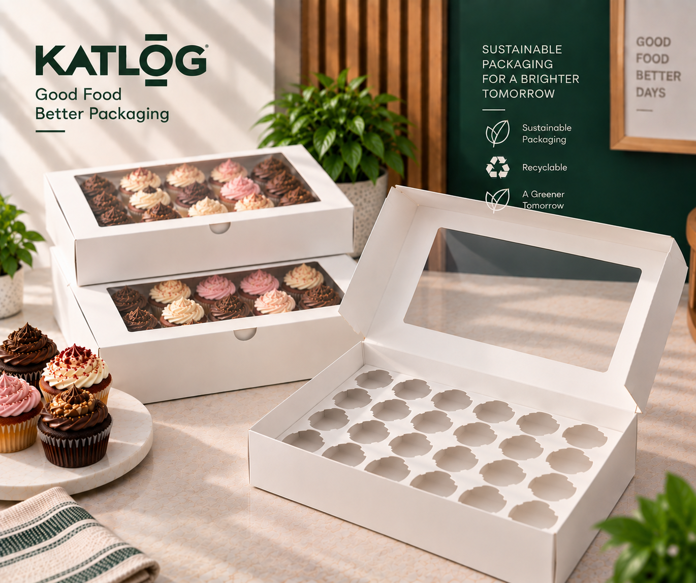 Cupcake Box 24 holes