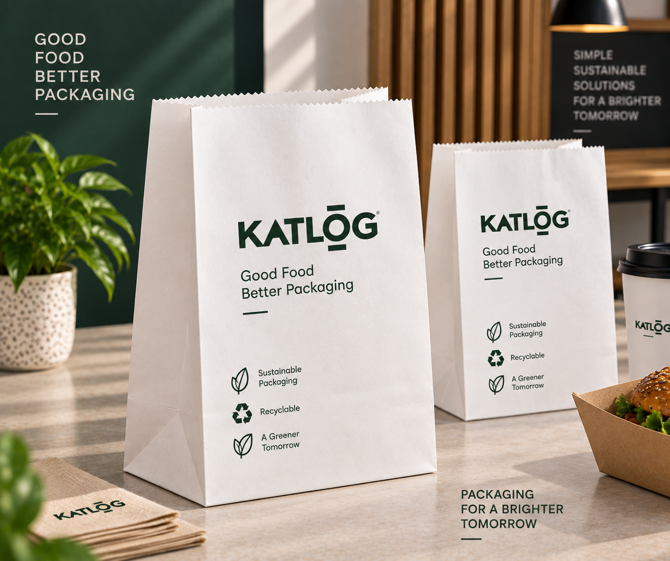 Custom White Paper Bags, 10*6*12.5in
